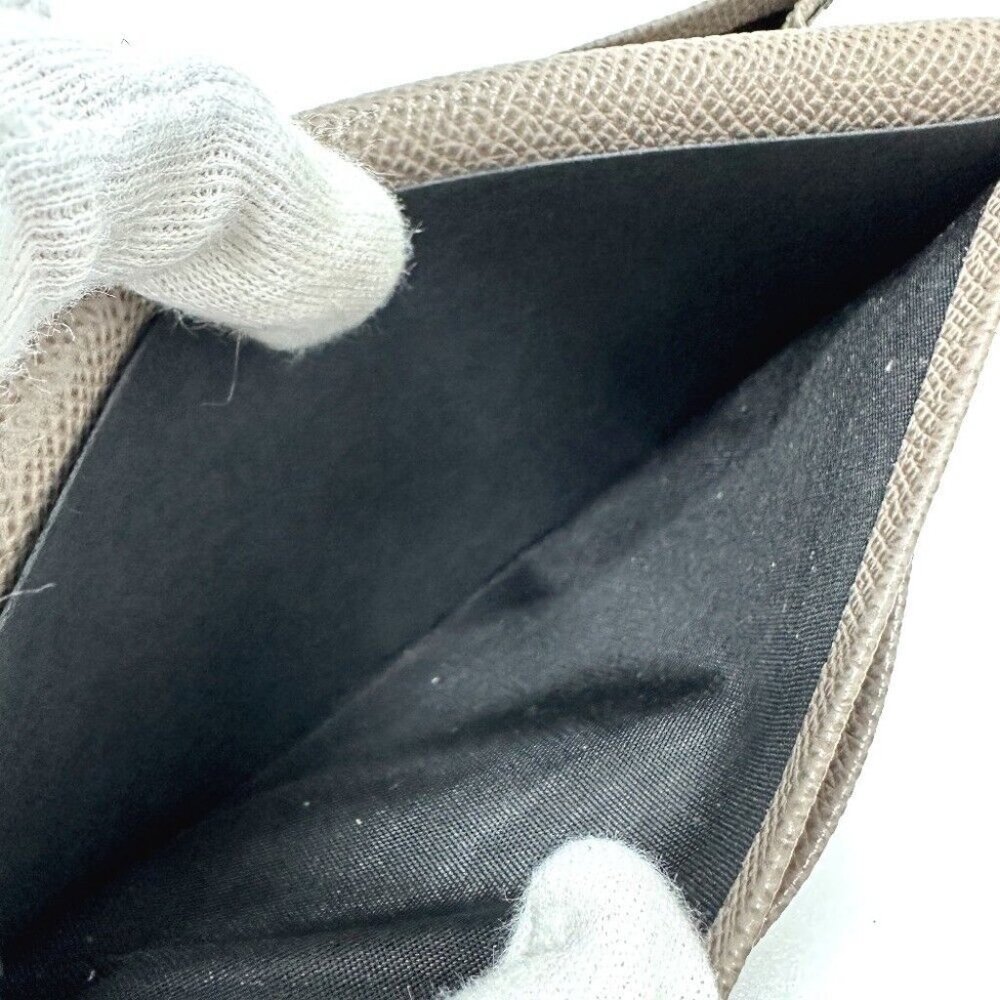 BVLGARI Bulgari Bulgari Folded wallet Leather gray - Picture 6 of 16